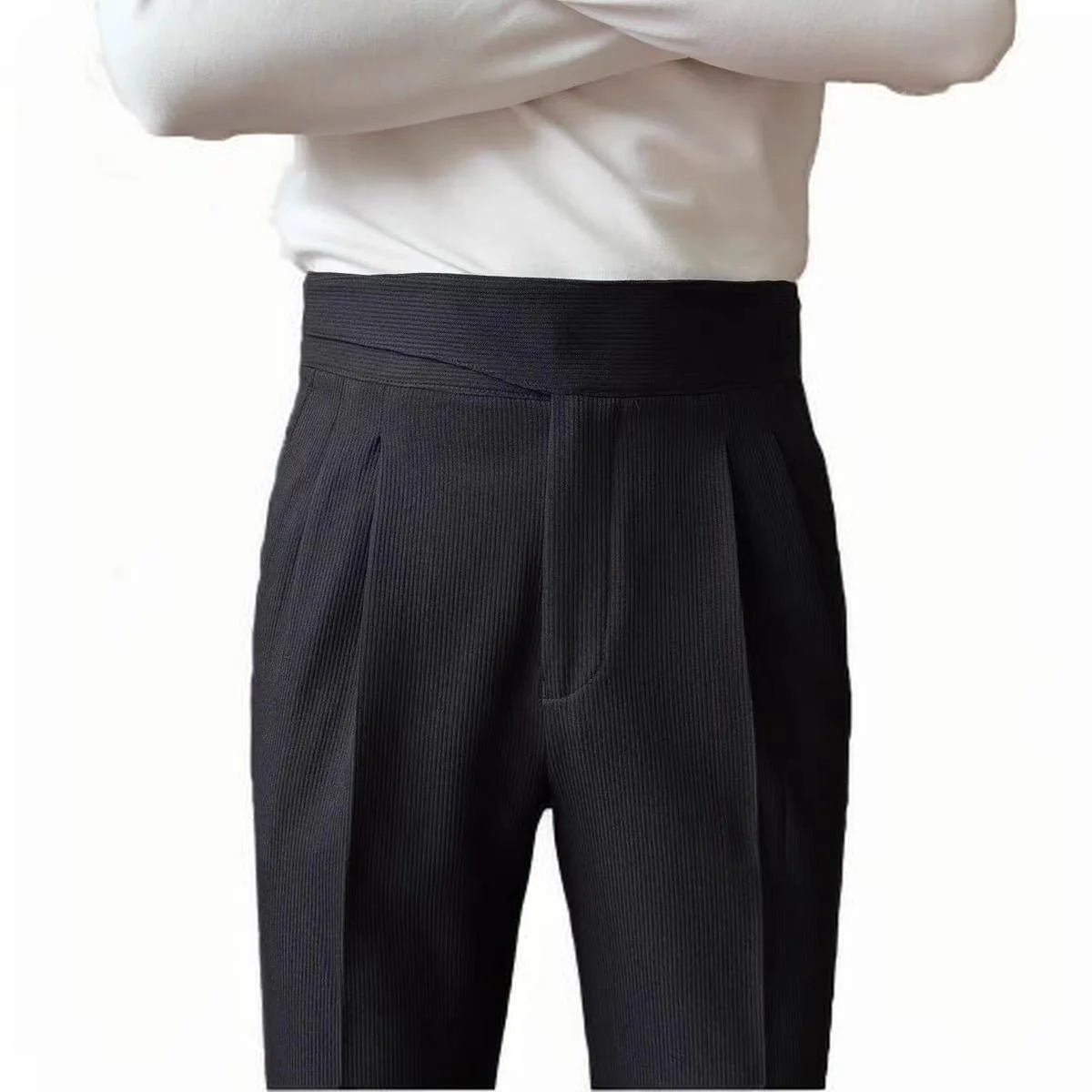 Italian Button Business Leisure  Large Size Spring and Autumn Anti-Wrinkle New Design Suit Pants