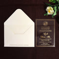 Carte Dinvitation Mariage Custom Clear Acrylic Jewish Wedding Invitation Card With Envelope for Jewish Event Party Invite
