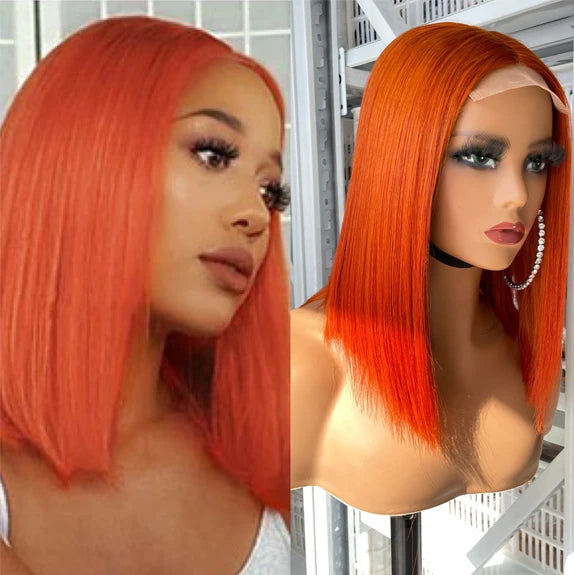Wholesale 4x4 T Part Lace Front Wigs Vendors Human Hair Bone Straight Bob Wigs for Black Women  Raw Vietnamese Hair