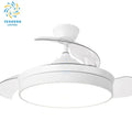 2028 New 42 Inch Invisible LED Fan Light 110-220V Modern Bladeless Remote Control Bedroom Ceiling Fan MegaBDM