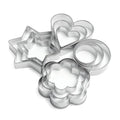 Baking Tools Round Flower Star Heart Shape Cooking Tools Stainless Steel Cookie Cutter Set