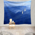 Mountain Rolling Lake Scenery Cheap Tapestry Art Psychedelic Wall Hanging Beach Towel Mandala Decorative Thin Blanket Yoga Mat