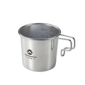 210ml Stainless Steel Outdoor Camping Cookware Picnic Travel Tableware  Portable Beer Cup
