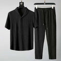 2023 Summer New Men's Casual Sets T-Shirts + Pants Sportswear Jogger Male Fashion Tracksuits Sweatshirt Hombre Fit
