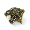 Retro Brass Cheetah Demon Devil Conchos Screwback Material Animal Head Design Leather Bag Wallet Chain Button Rivet