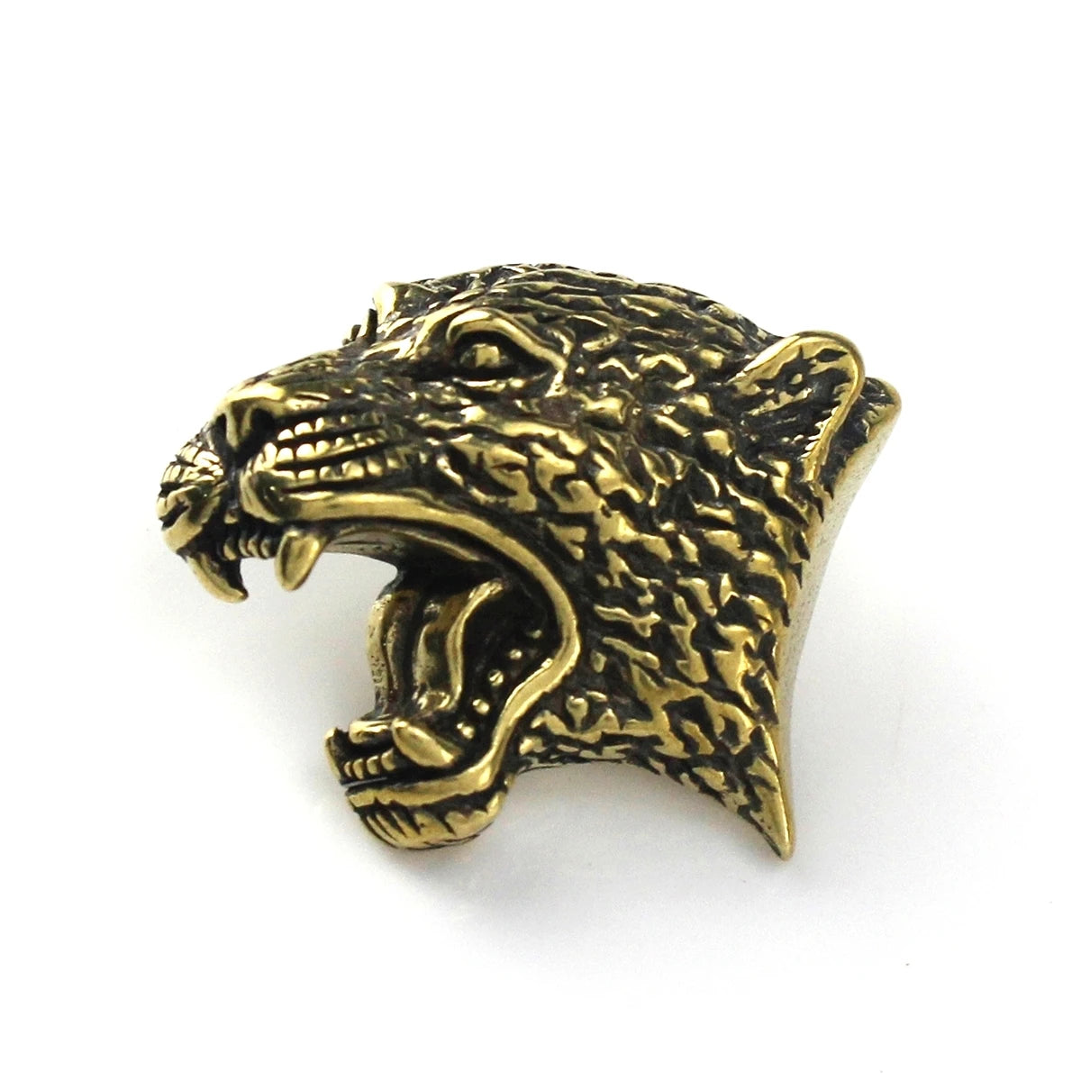 Retro Brass Cheetah Demon Devil Conchos Screwback Material Animal Head Design Leather Bag Wallet Chain Button Rivet