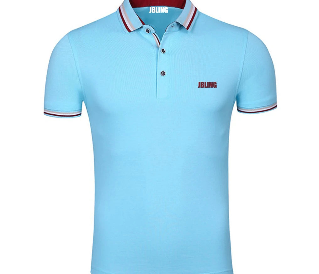 Men's Fashion Blue Polo Shirt