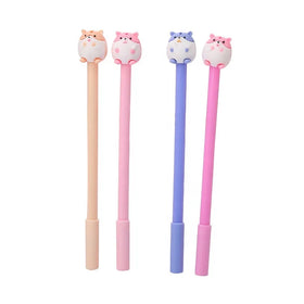Cheap Price Kids School Gifts 0.5mm Ink Cute Cartoon Hamster Gel Pen Kawaii