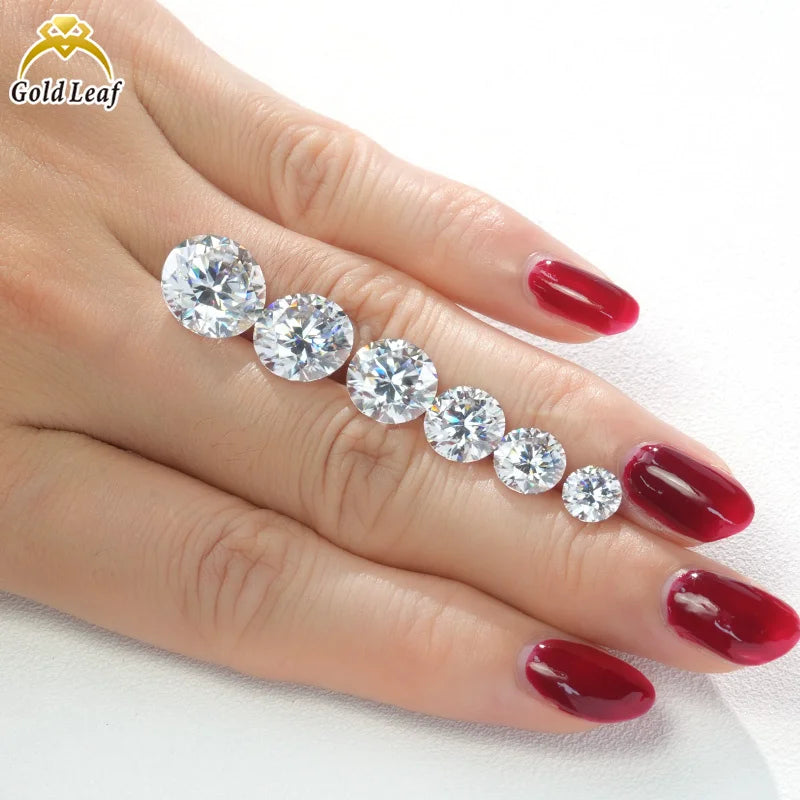 Goldleaf Wholesale VS VVS IGI Certified Lab Grown Diamonds Round Brilliant Cut E White Diamonds 1CT 2CT 3CT