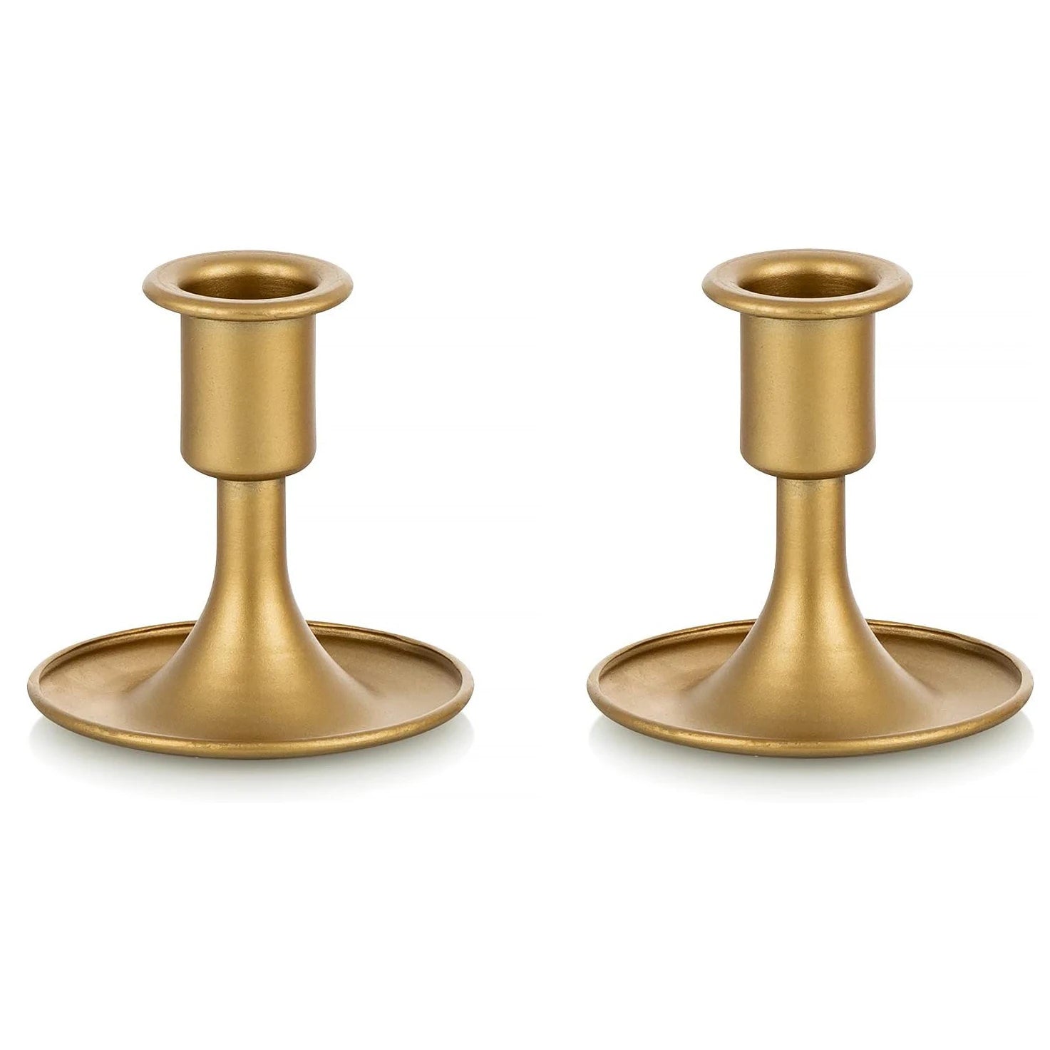 Candlestick Holders Taper Gold Candle Holder for Table Centerpiece Wedding Festive Christmas Mantel Home Decor