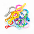 Hard Plastic Clips Lobster Claw Hooks Mixed Backpack Clasp Hook for Keychain Ring Keyring Toy Chain Clasp