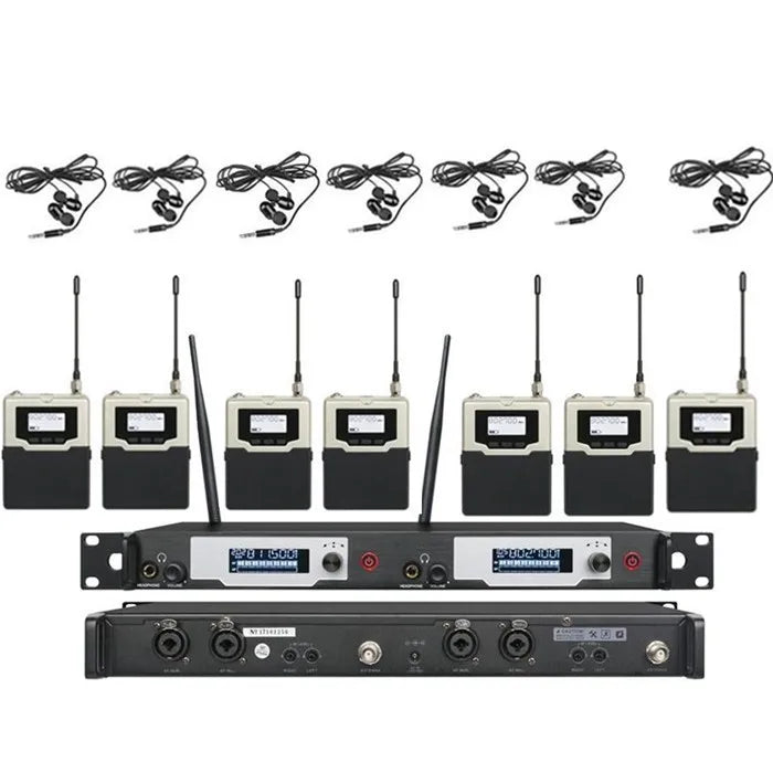 PSM9800 1 Transmitter 7 Receivers Wireless in Ear Monitor System for Stage