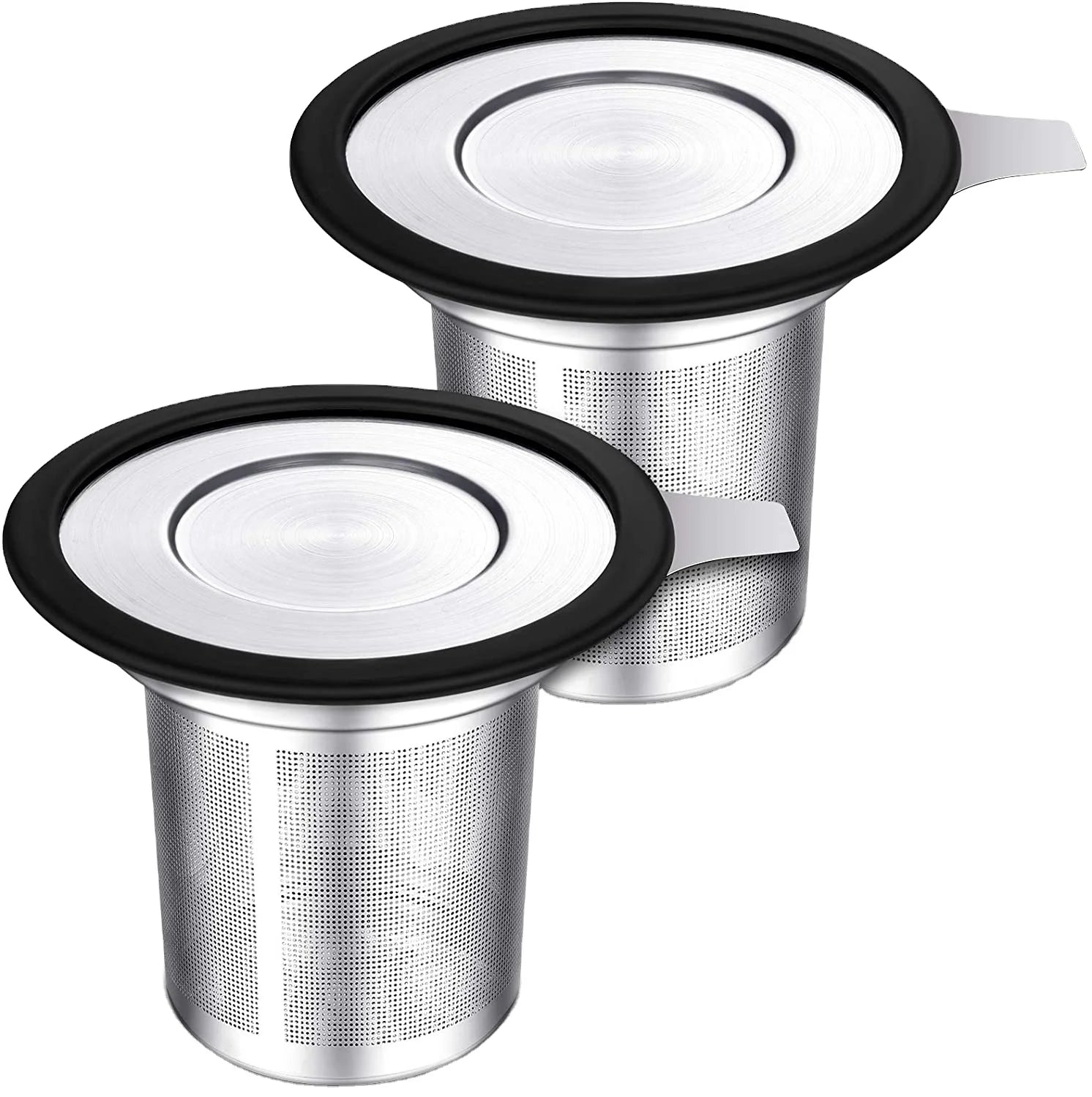 Hot Selling Large Capacity Stainless Steel 304 Tea Infuser Herbal Tea Steeper Silicone Filter Popular Loose Leaf Tea Brew