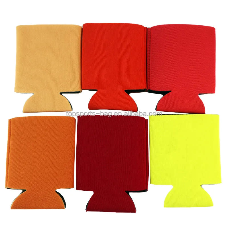Blank Poly Foam Drink Cover Wholesale Foam Can Coolies Bag Soda Can Beverage Holder for Party