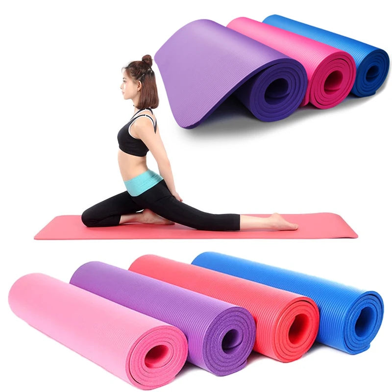 Custom NBR Yoga Mat Thicken 15mm Eco Friendly with logo Exercise Mat Fitness Mat for Home Workout