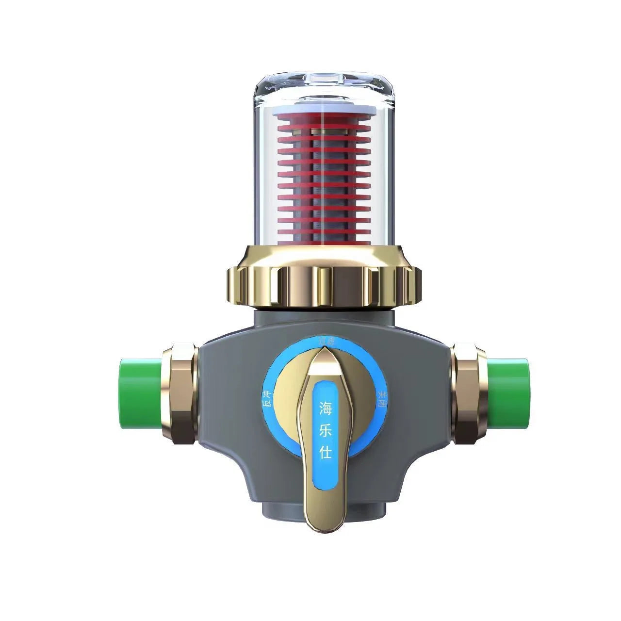 2025 Newest Prefilter 100 Micron Mini Size with Fish Gill Self-cleaning Cartridge Well Water Prefilter Automatic Self Cleaning