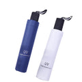 Custom 21-Inch 3-Fold Manual Promotional Business Umbrella Modern Classic Design 8 Ribs Glass Fiber Logo Printing 190T Windproof