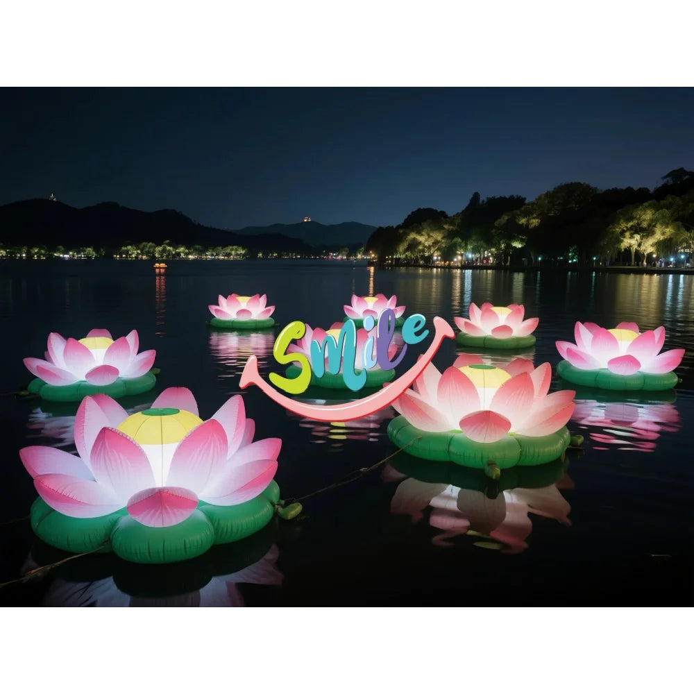 Hot Selling Wedding Inflatable LED Lights Flower Decoration Ceiling Inflatable Colorful Flowers