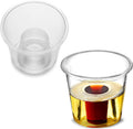 Eco-friendly Reusable Clear Jager BOMB SHOT Cups Stackable Disposable PP Party Plastic Bomb Shot Glasses