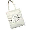 Simple Design logo Custom Wholesale White Personalized Shopping Promotional Cotton Tote Bag for Lady