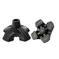 16-19-22mm Anti-Slip Armrest Crutch Tips Four-Legged Crutch Feet Cover with Rubber Pad Underarm Furniture Pads Accessories
