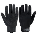 PRI Microfiber Silicone Coating Working Gloves Stock Anti-Slip Touchscreen Industrial Machinist Gloves