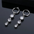 Fashion New Silver Plated Belly Rings Wholesale Jewelry Zircon Animal Belly Button Ring Long Rhinestone Crystal Belly Button Rin