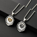 Fashion Jewelry Wholesale Custom Children's Heart Charms Necklace Making 316L Stainless Steel Pendant Man Woman