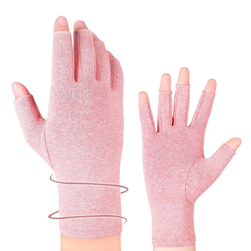 Arthritis Gloves  Carpal Tunnel Rheumatiod Tendonitis Fingerless Hand Thumb Compression Gloves