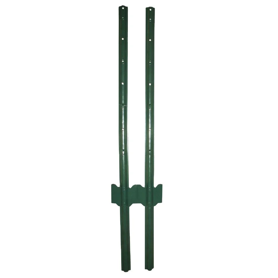 BLUEKIN 6ft Rectangle Heavy Duty Steel Pressure Treated Garden Fence Post Eco Friendly Outdoor Fencing Waterproof