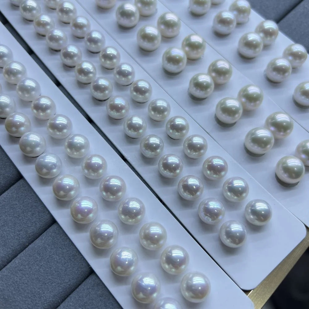 Edison Loose Pearl 9-14mm Paired AAA+ Grade Natural Color Freshwater Pearl Round Shaped
