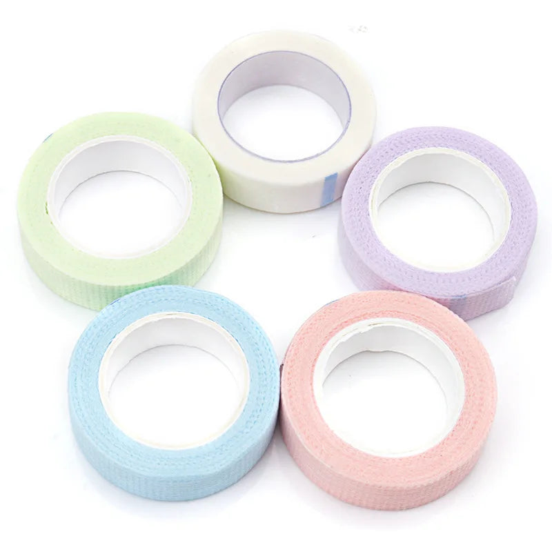 High Quality Breathable Non-Woven Eyelash Tape False Lash Extension Eyelash Patch Makeup Tools Wholesale Multiple Colors OPP BAG