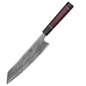 FINDKING New Red Samurai Series 9 Inch Kiritsuke Knife AUS-10 67 Layers Damascus Steel Kitchen Chef Knife