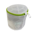 White Laundry Bra Washing BagReusable Durable Mesh Laundry Bag with Zipper Closure for Bra Lingerie Socks