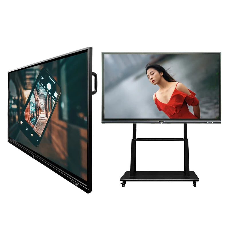 43 Inch to 110 Inch 4K Android PC All in One Dual Screen Touch Screen Smart Board Interactive Kiosk