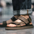 Sandals for Men Maden Mens Slippers Retro Classic Genuine Leather Thick Soft Non-Slip Outdoor Casual Beach Sandals 2025 Trending