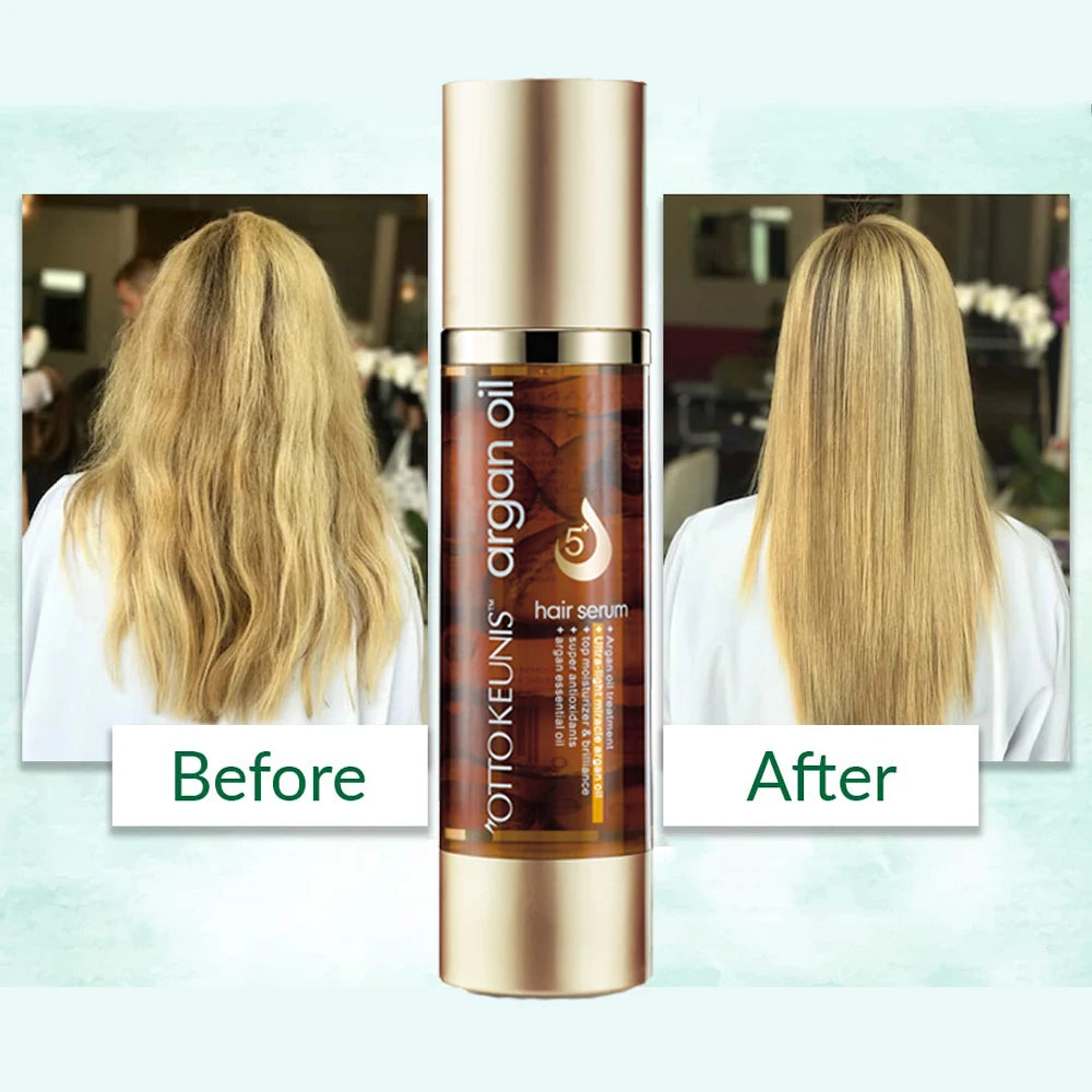 Private Label Wholesale Organic Anti-Dandruff Smoothing Repair Damaged Amino Acid Peppermint Argan Hair Oil Serum 100ml