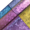 2025 Hot Sale Metallic PU Vegan Leather with Adhesive Velvet Backing for Making Shoe Bag Decoration Craft DIY Cartoon Toy
