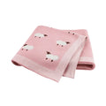 Customized Design Baby Knit Blanket Newborn Infant  Cotton Jacquard Flower Animal Festival Customized Design for Newborn