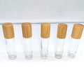 16mm Roll-on Bottle Cap Only Bamboo Cover for Eye Cream Perfume Lip Oil Roller Bottle