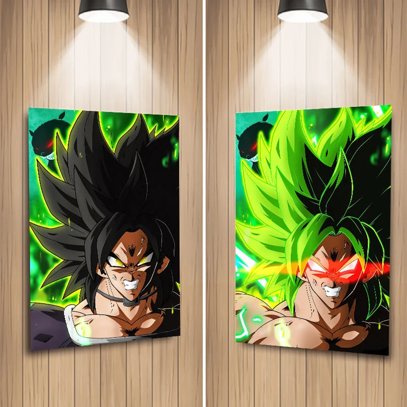 Best Price Wholesale 3D Lenticular Poster Anime Decor Famous Manga Character Flip Changing Posters