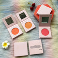 No Logo 5 Color High Pigment Matte Makeup Blusher Customize Your Brand Long Lasting Pink Package Single Blush Palette