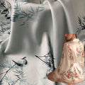Custom Print 50D Poly Satin Fabric 75D 97% Polyester 3% Spandex Stretch Satin for Wedding Shirts