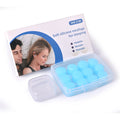 Best Seller 27dB Reusable Hearing protection Silicone Ear Plugs Noise Cancelling Swimming Sleeping 12pcs Mud Silicone Earplugs