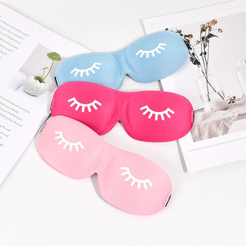 Eyelash Extension Sleep Mask With 2cm Deep Eye Socket 3D Eye Sleep Mask Memory Foam Eye Mask