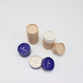 Customized Luxury Cylinder Sifters Sea Salt Shaker Spice Powder Paper Tube Canister Packaging with Top Shaker