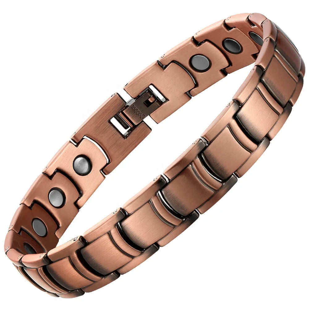 BioMagnetic Jewelry  Adjustable Bio Energy Magnetic Bracelet Copper Bracelet With Magnets