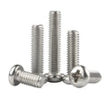 M1.2 M1.4 M1.6 M2 M2.5 M3 M4 M5 M6 M8 Phillips Pan Head Machine Screw Grade A2-70 Standard Thread 100pcs/bag 304 Stainless Steel