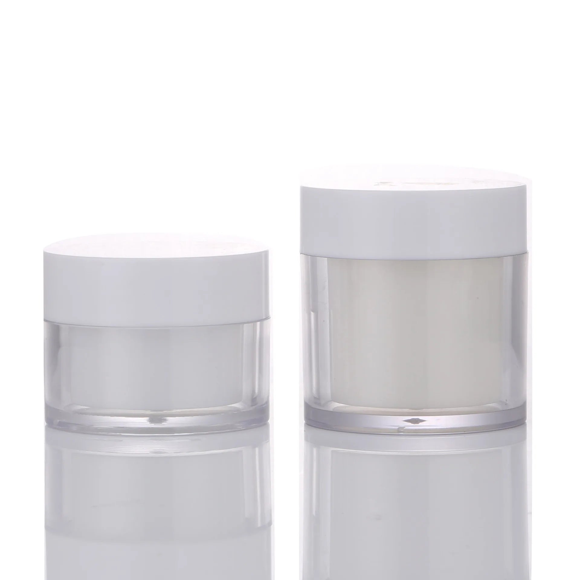 Guangzhou Best Seller Recyclable 30g-50g Plastic Cosmetic Jars for Skin Care Eye Cream Face Masks with Customized Service
