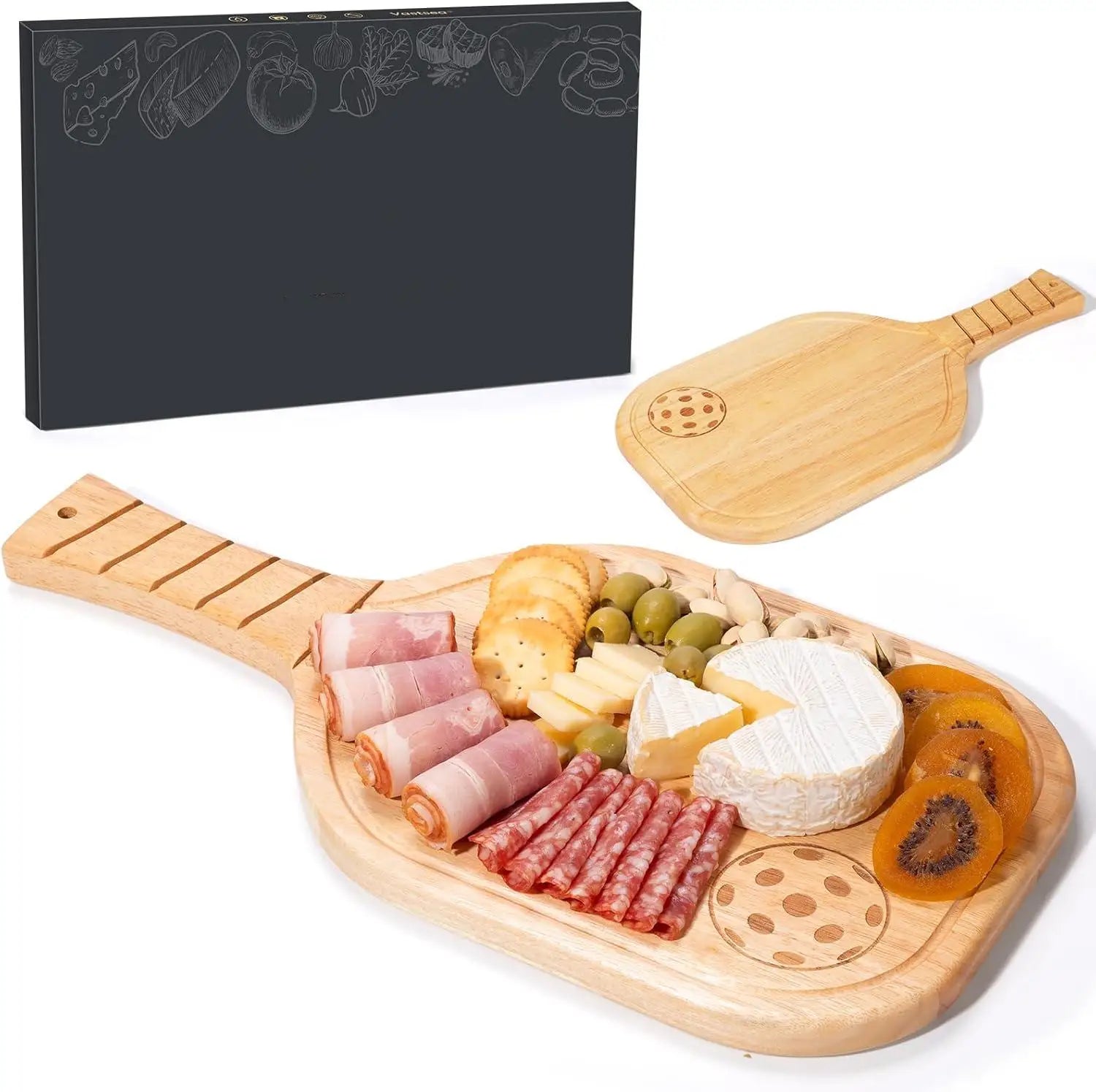 Wholesale Pickleball Shape Cutting Board for Men and Women's Gifts